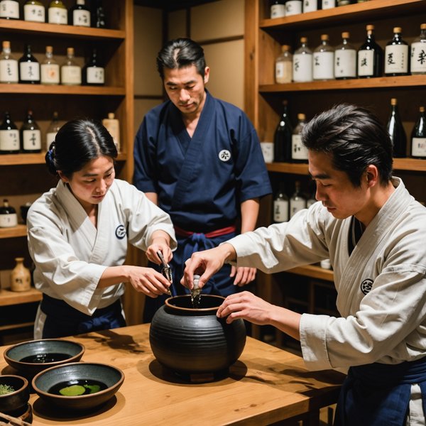 Où apprendre les techniques de fabrication de sake au Japon?